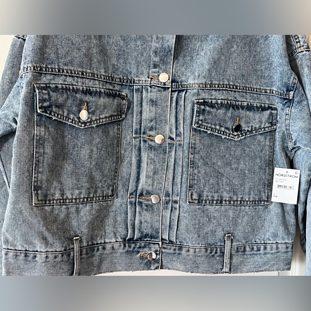 Vigoss Medium Blue Wash Denim Jacket for Women Size Large - Picture 8 of 16